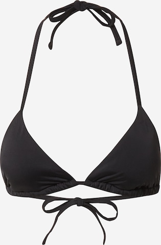 MAGIC Bodyfashion Triangle Bikini Top in Black: front