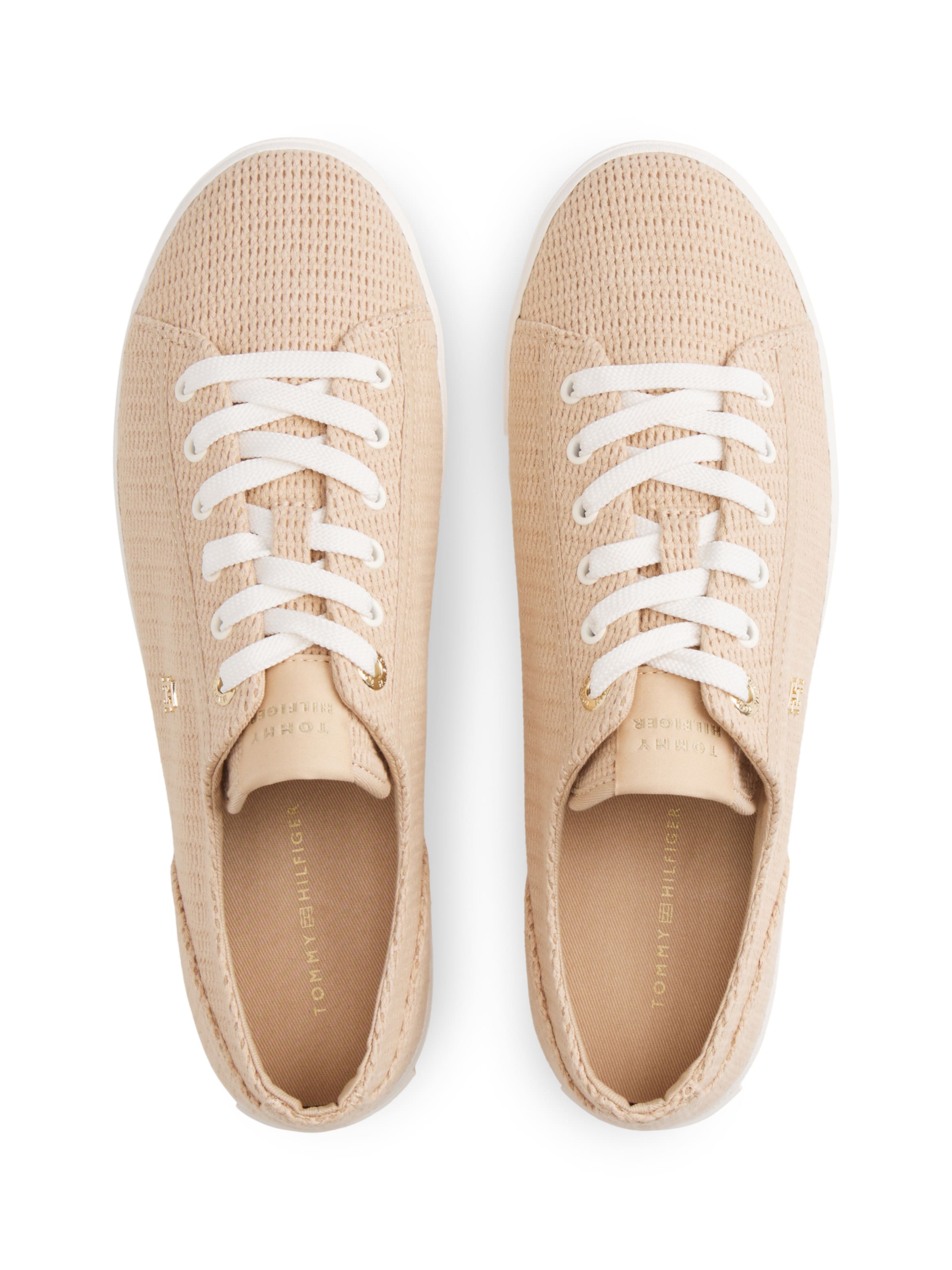 TOMMY HILFIGER Nízke tenisky 'CHIC FOXING' - Béžová