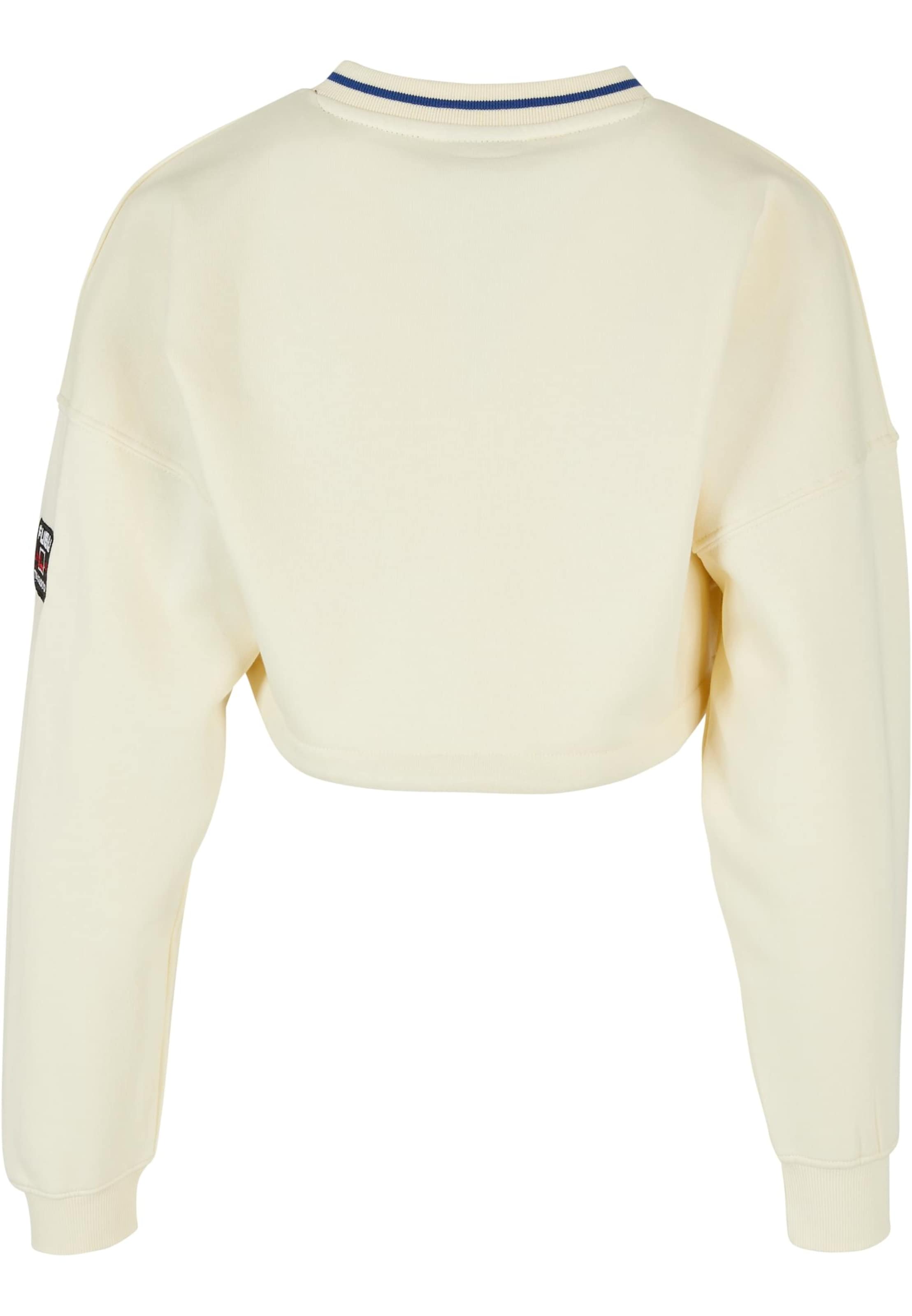 FUBU Sweatshirt 'Crew Rhinestone' in White