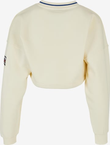 FUBU Sweatshirt 'Crew Rhinestone' in White