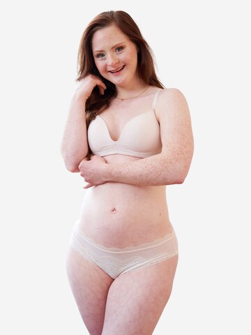 Invisible Soutien-gorge 'Clara' SugarShape en blanc