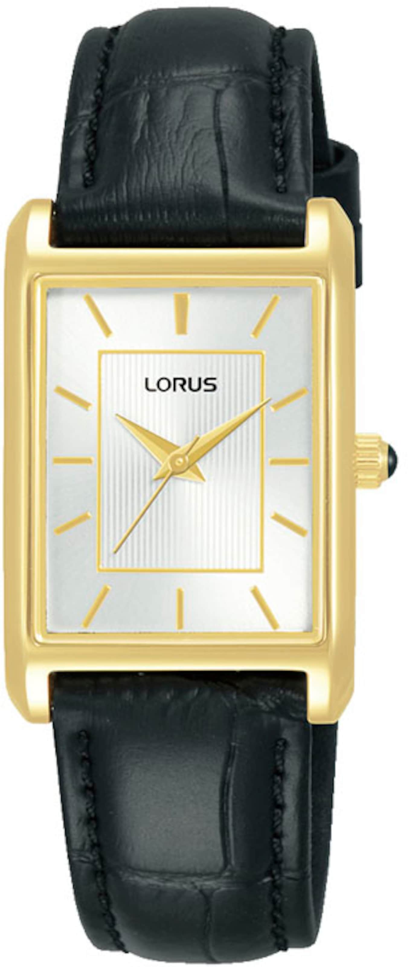 LORUS Analog Watch in Black: front