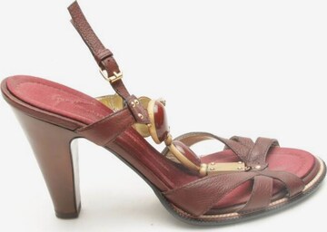 Giuseppe Zanotti Sandaletten 39,5 in Rot: predná strana