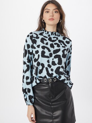 AX Paris Blouse in Blauw: voorkant