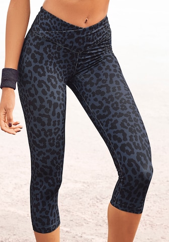 LASCANA ACTIVE Skinny Leggings in Blau: predná strana