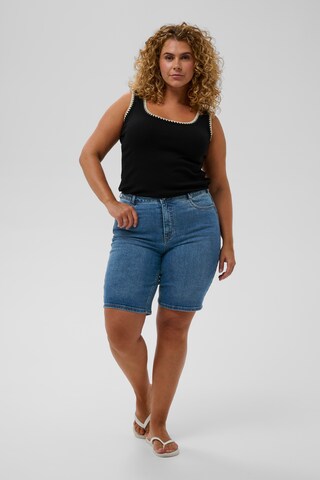Regular Pantalon 'KCEmila' KAFFE CURVE en bleu