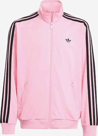 ADIDAS ORIGINALS Sweatjacka 'Firebird' i rosa: framsida