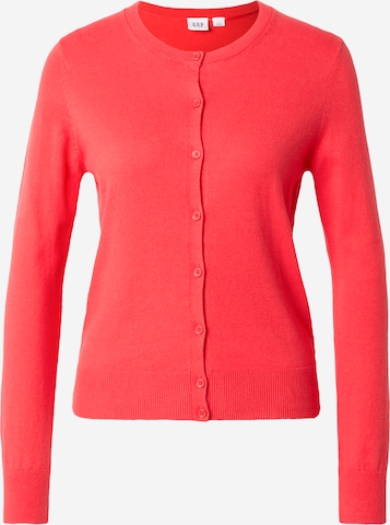 GAP Kardigan – červená: přední strana