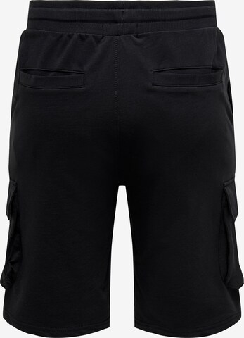 Regular Pantaloni cu buzunare 'Kendick' de la Only & Sons pe negru