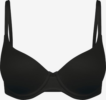 Nur Die T-shirt Bra ' Basic ' in Black: front