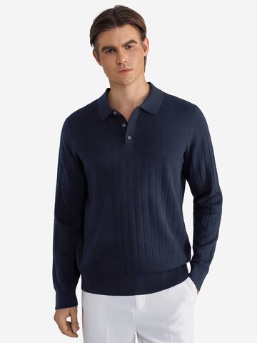 Vantory Pullover in Blau: Vorderseite