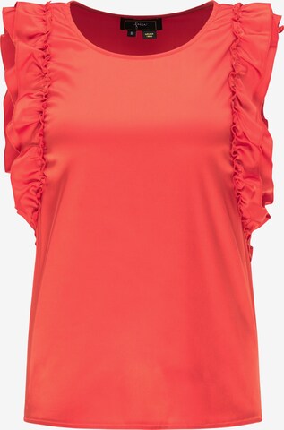 faina Top in Rood: voorkant