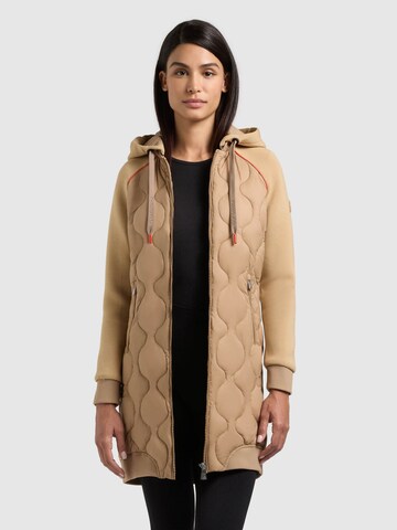 Cappotto di mezza stagione 'Nora' di khujo in beige: frontale