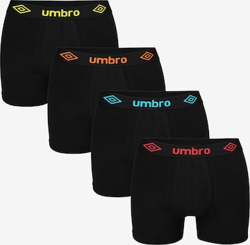 Boxers UMBRO en noir : devant