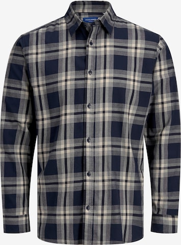 JACK & JONES - Ajuste estrecho Camisa en azul: frente