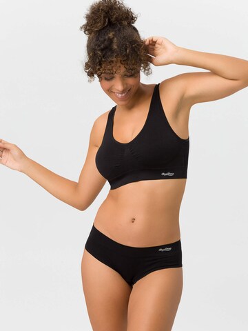 BeeDees Top 'Bustier Comfee Crop Top' in Schwarz