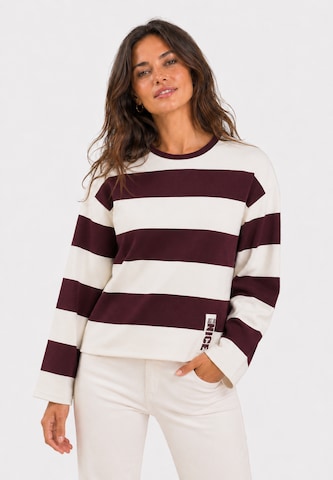 Key Largo Sweatshirt 'HAMPTON' i röd: framsida