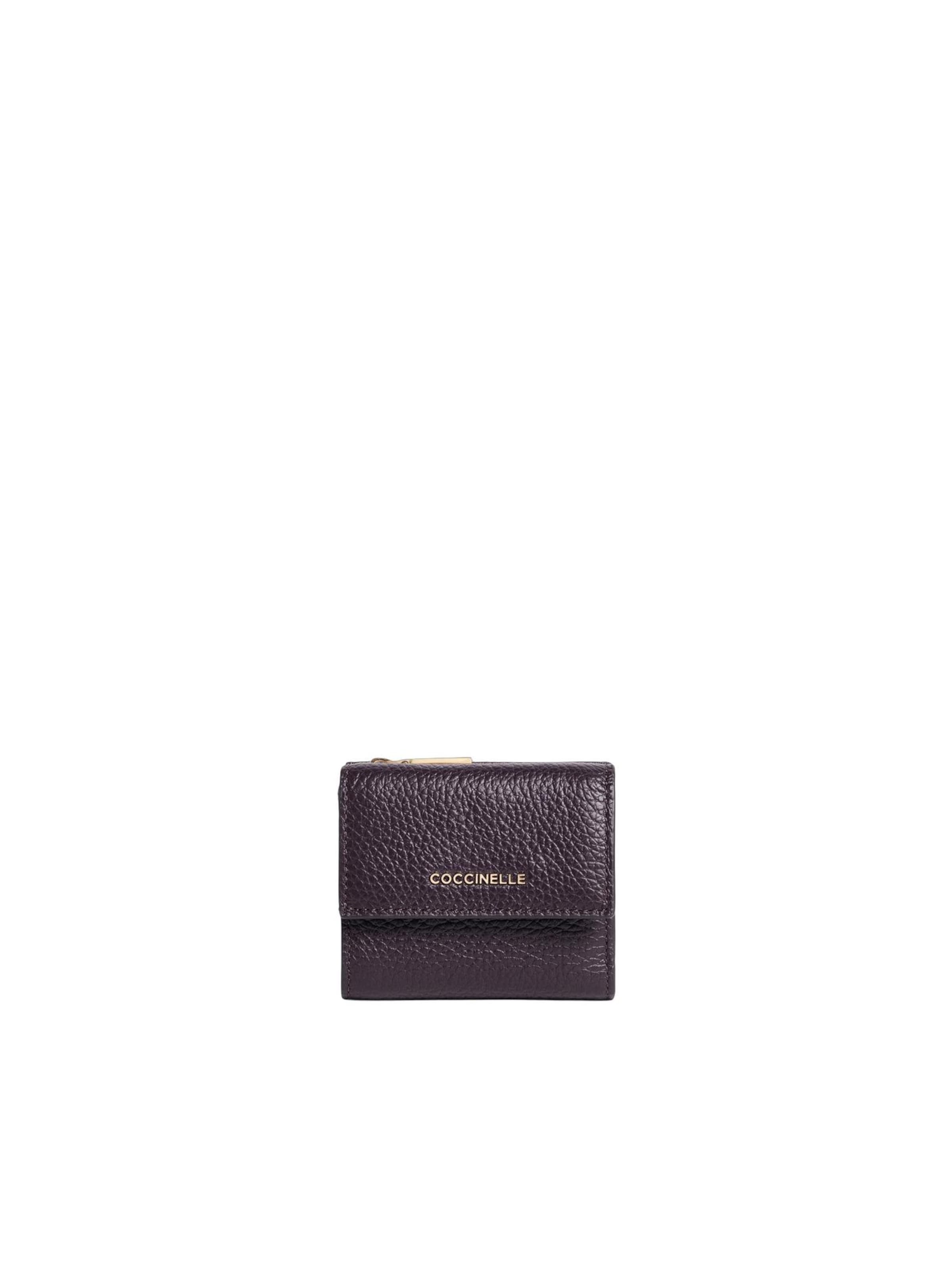 Coccinelle Wallet 'COCCINELLE METALLIC 5' in Purple: front