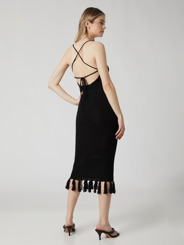 Guido Maria Kretschmer Women Knit dress 'Thalisa' in Black: back