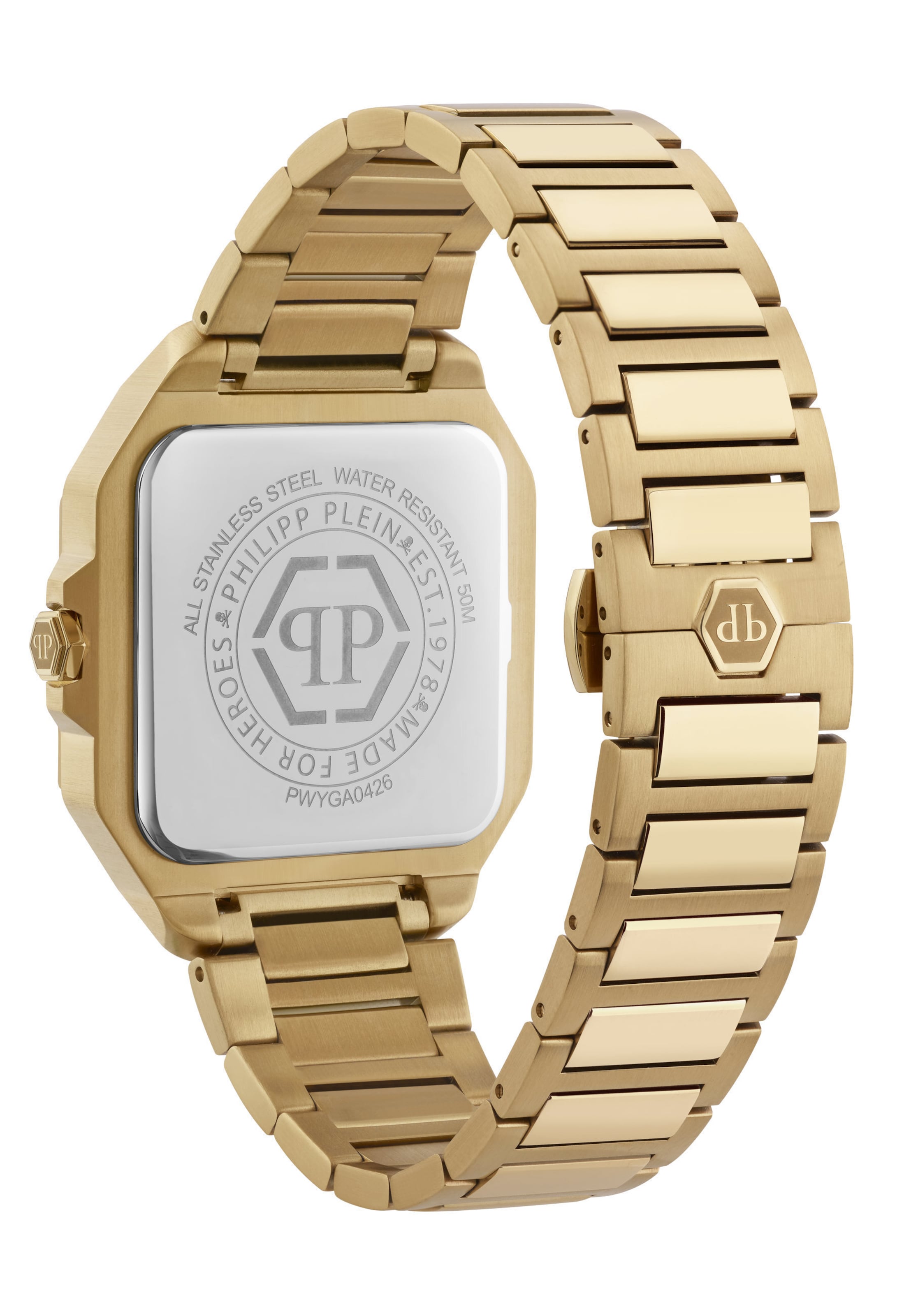 Philipp Plein Watches Analog watch 'Plein Edge' in Gold