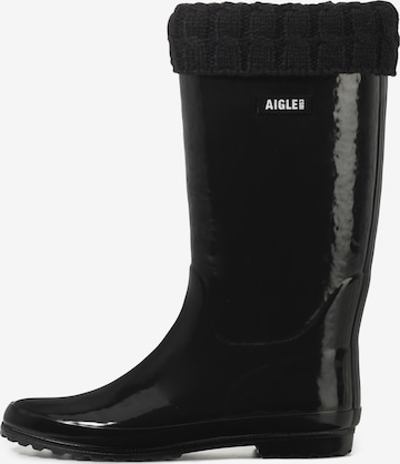 AIGLE - Botas camperas ' ELIOSA WINTER ' en negro: frente