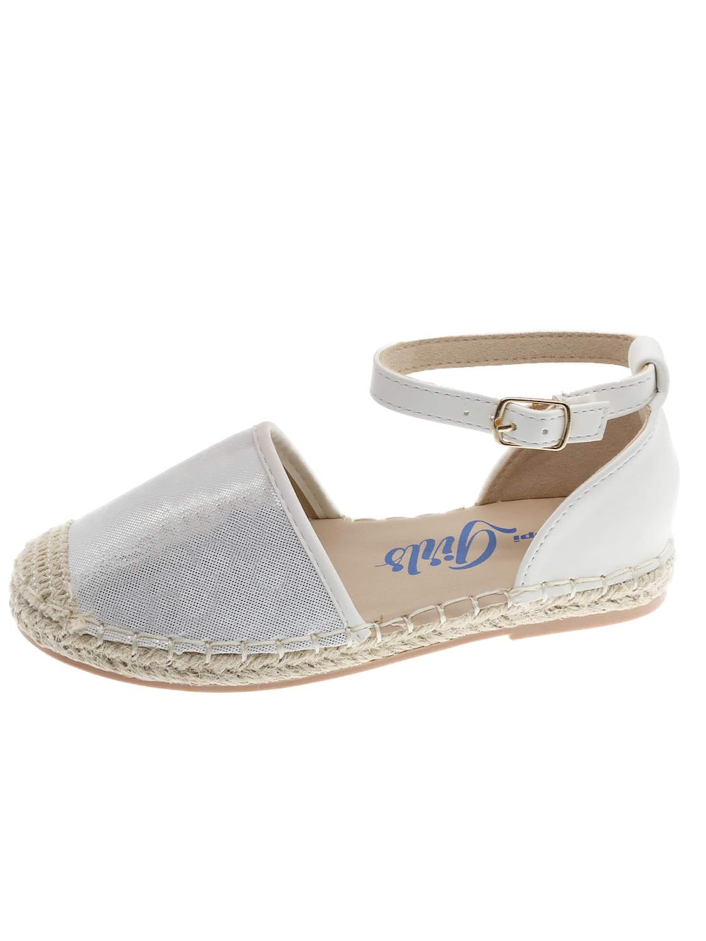 Sandalo di Beppi in bianco: frontale