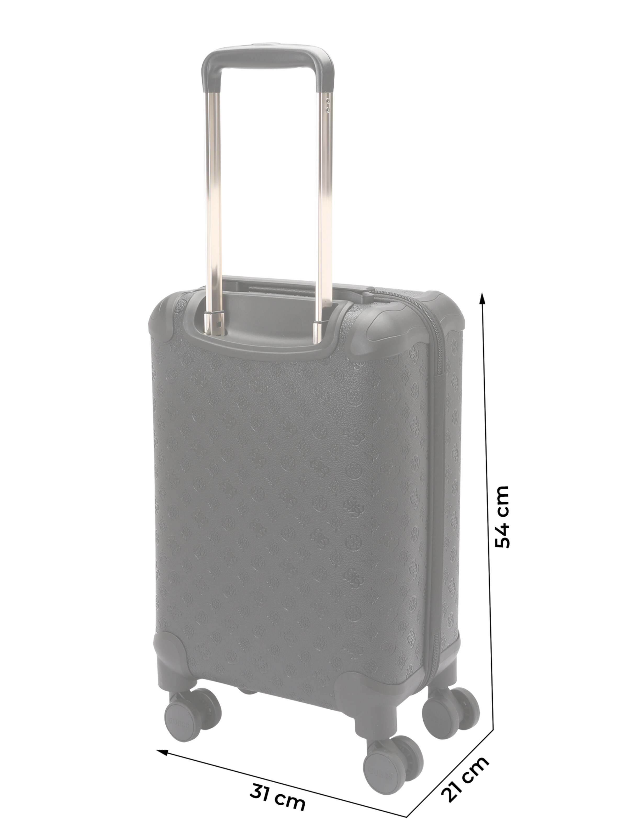 GUESS Cart 'WILDER 18 IN 8-WHEELER' in Black