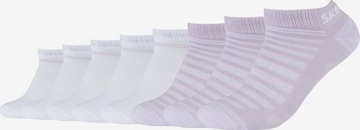 SKECHERS Athletic Socks in Purple: front