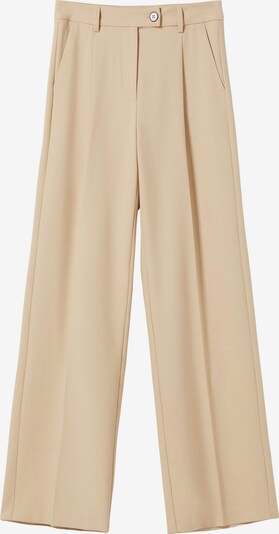Bershka Bandplooibroek in de kleur Sand, Productweergave
