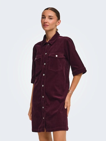 JDY Shirt dress 'JDYSHIRAZ' in Purple: front