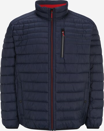 s.Oliver Men Big Sizes Between-Season Jacket in Blue: front