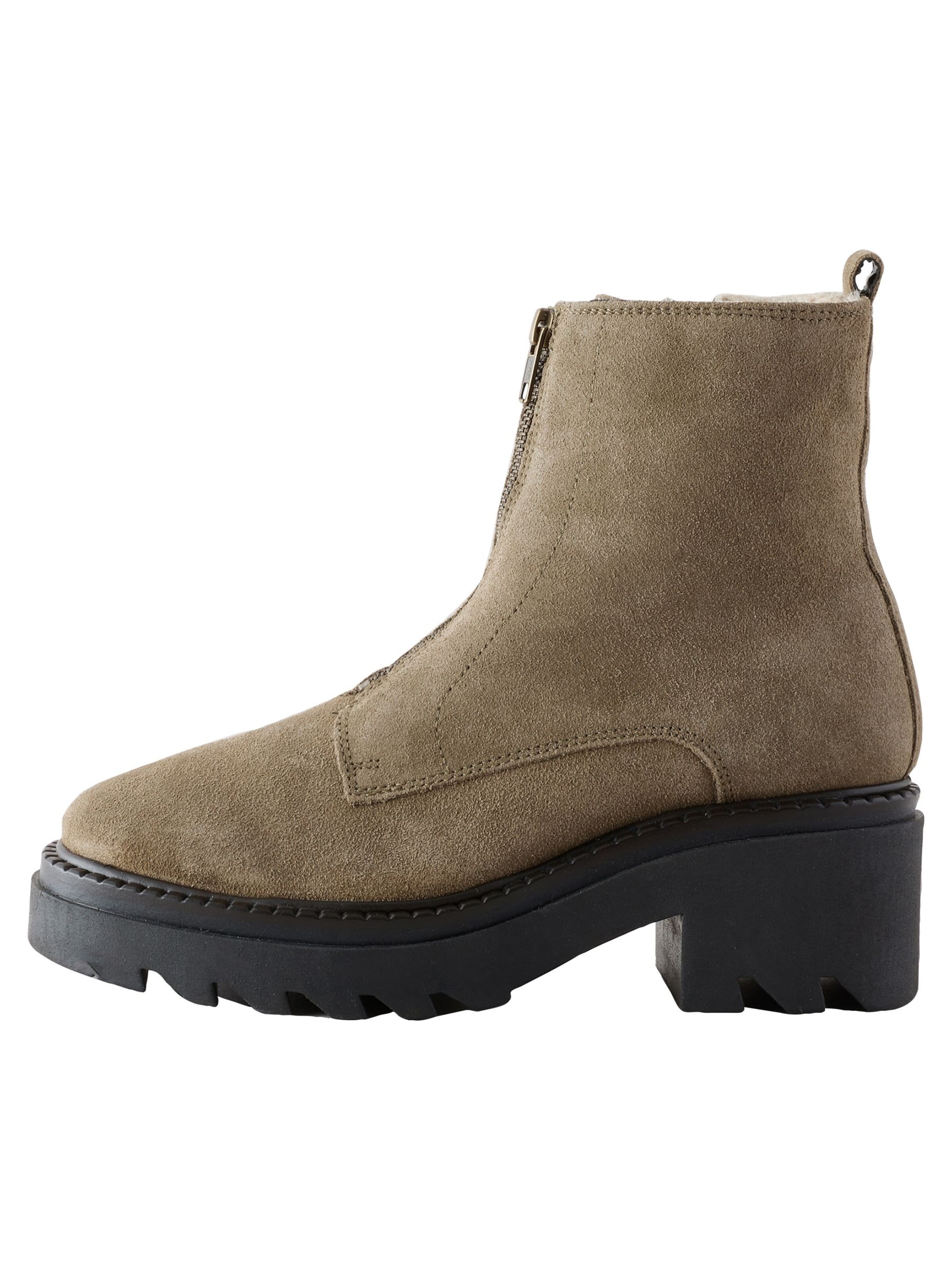 Next Stiefelette in Grün: Vorderseite