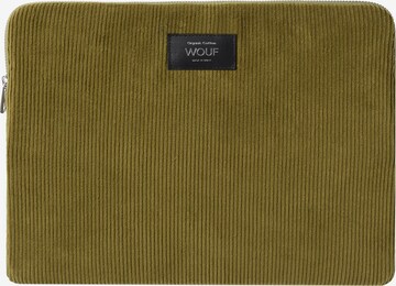 Borsa per laptop di Wouf in verde: frontale