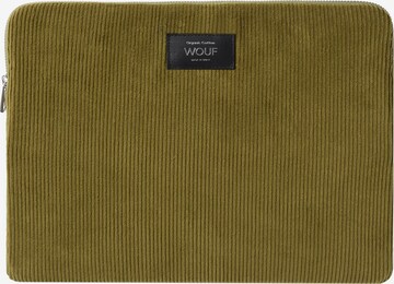 Wouf Laptop Bag in Green: front