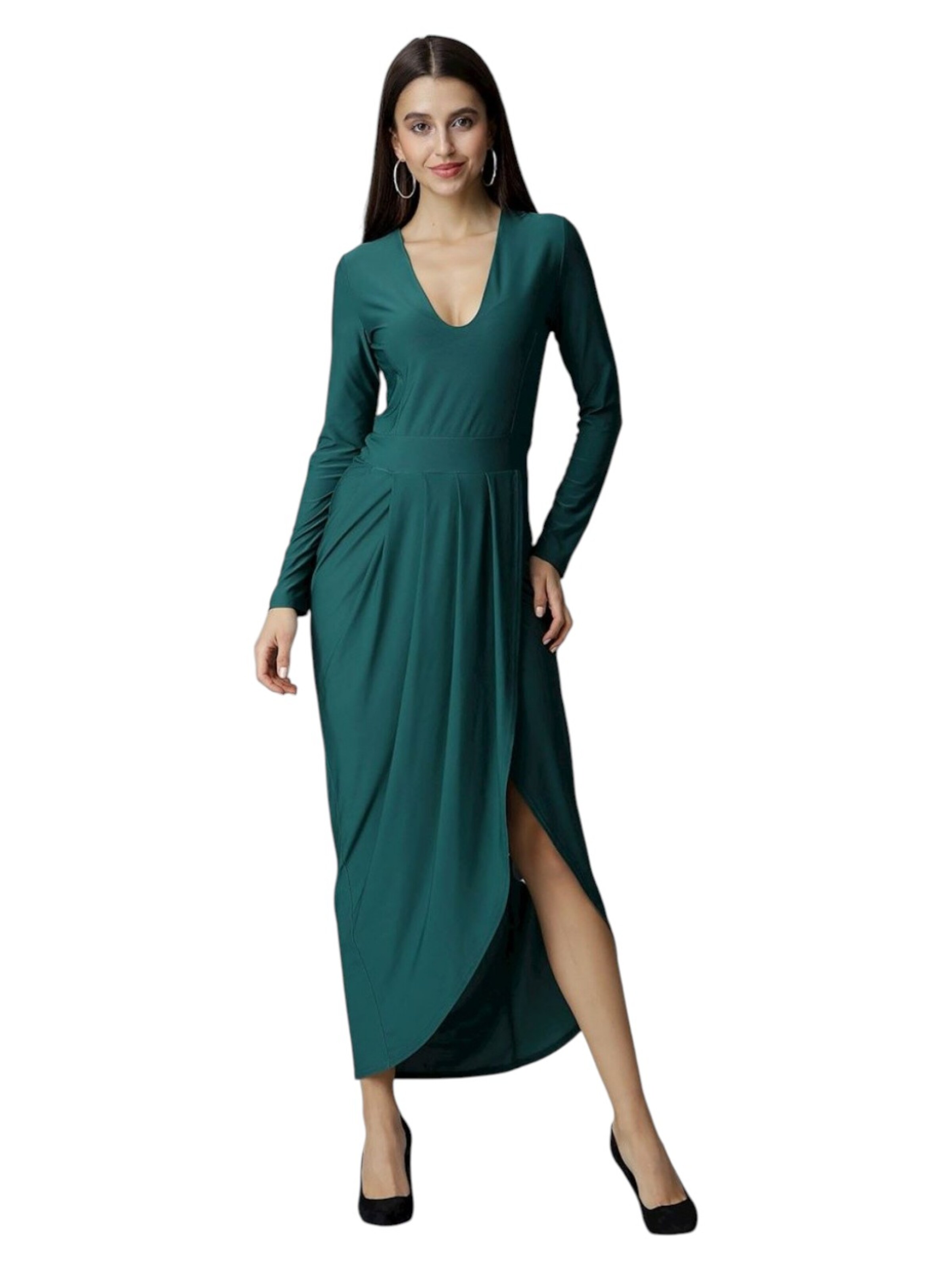 amorubi.com Dress in Green: front