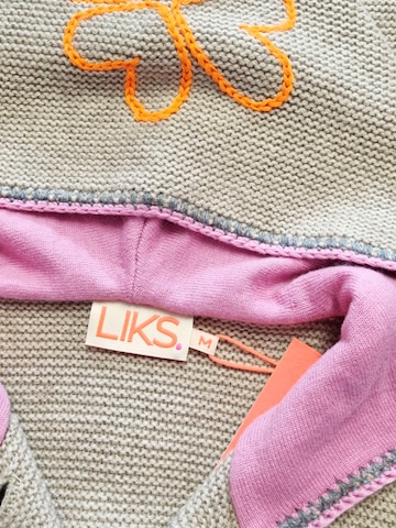 Cardigan 'Stricktrachtenjacke mit Kapuze und Stickerei - TeresaC' LIKS. Munich en beige