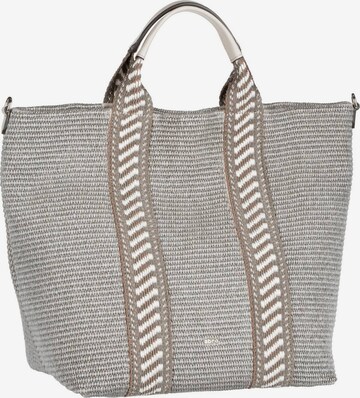 ABRO Handbag 'Kaia Raffia 29766' in Grey: front