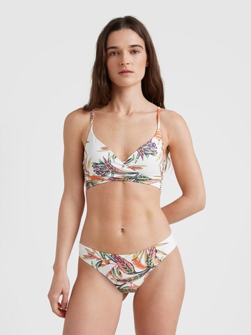 Bustieră Costum de baie două piese 'Maoi' de la O'NEILL pe alb: față