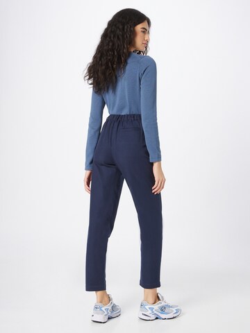 People Tree Regular Bandplooibroek 'Annis Twill' in Blauw