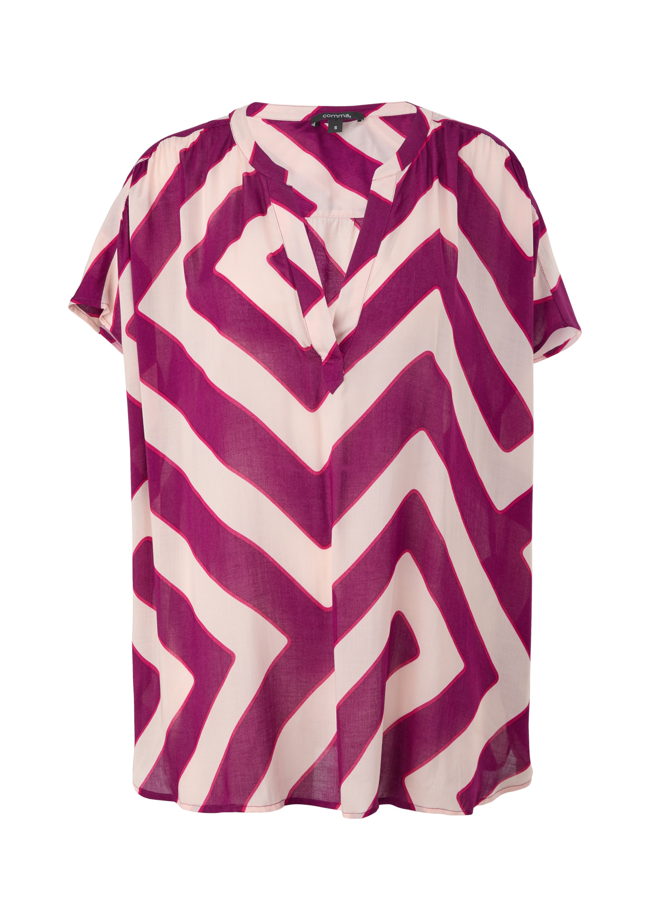 COMMA Bluse in Pink: Vorderseite
