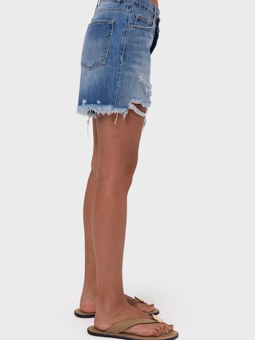 IT'S BASIC Regular Jeans 'MINI DENIM SHORT' in Blue
