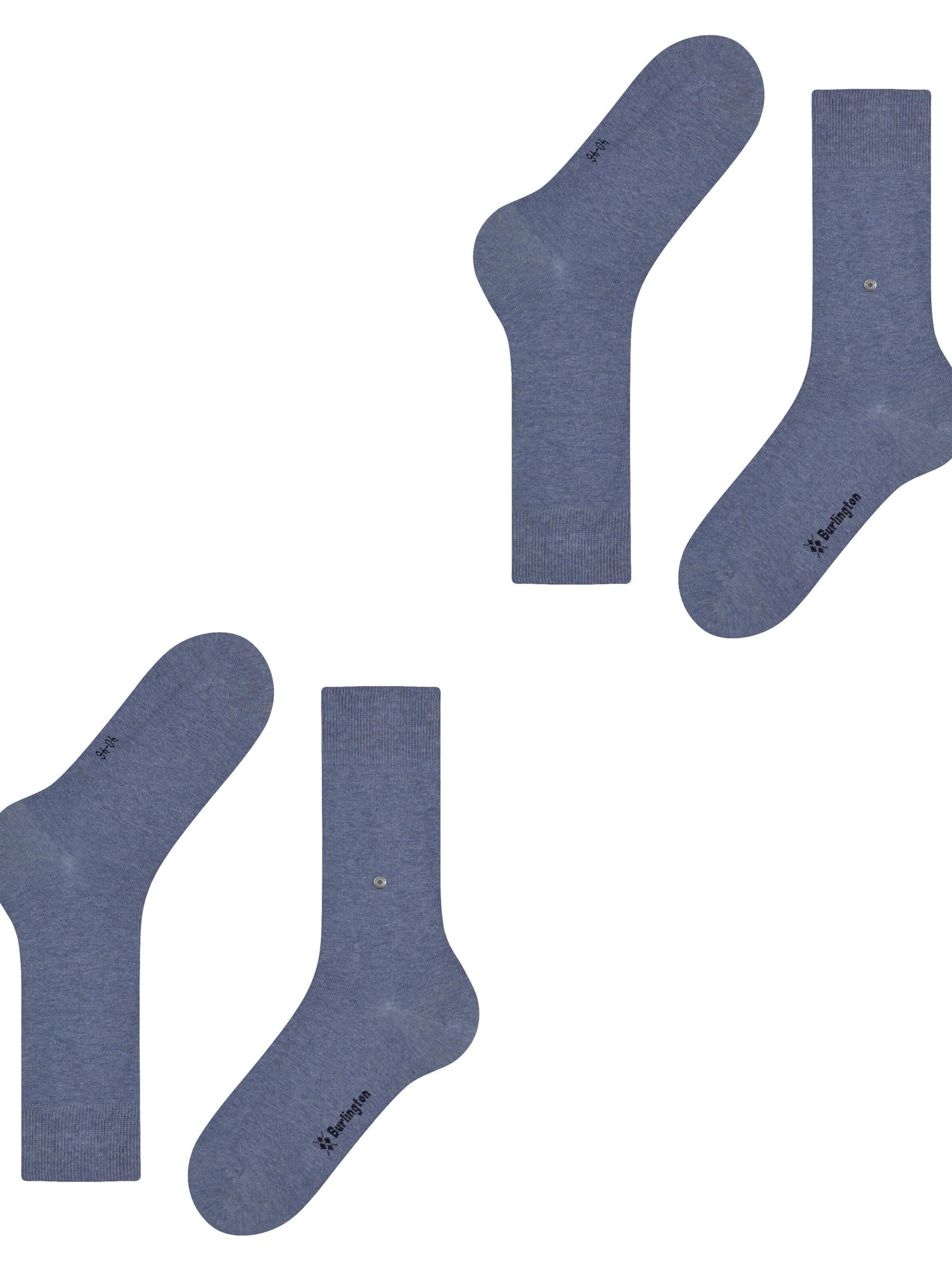 BURLINGTON Socks 'Everyday 2-Pack' in Blue