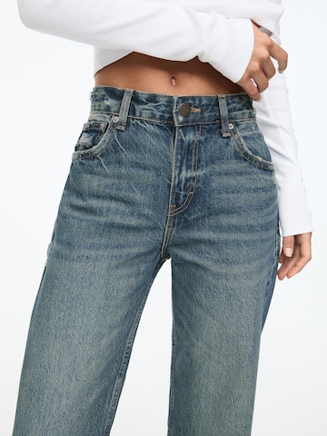 Pull&Bear Loosefit Jeans in Blauw