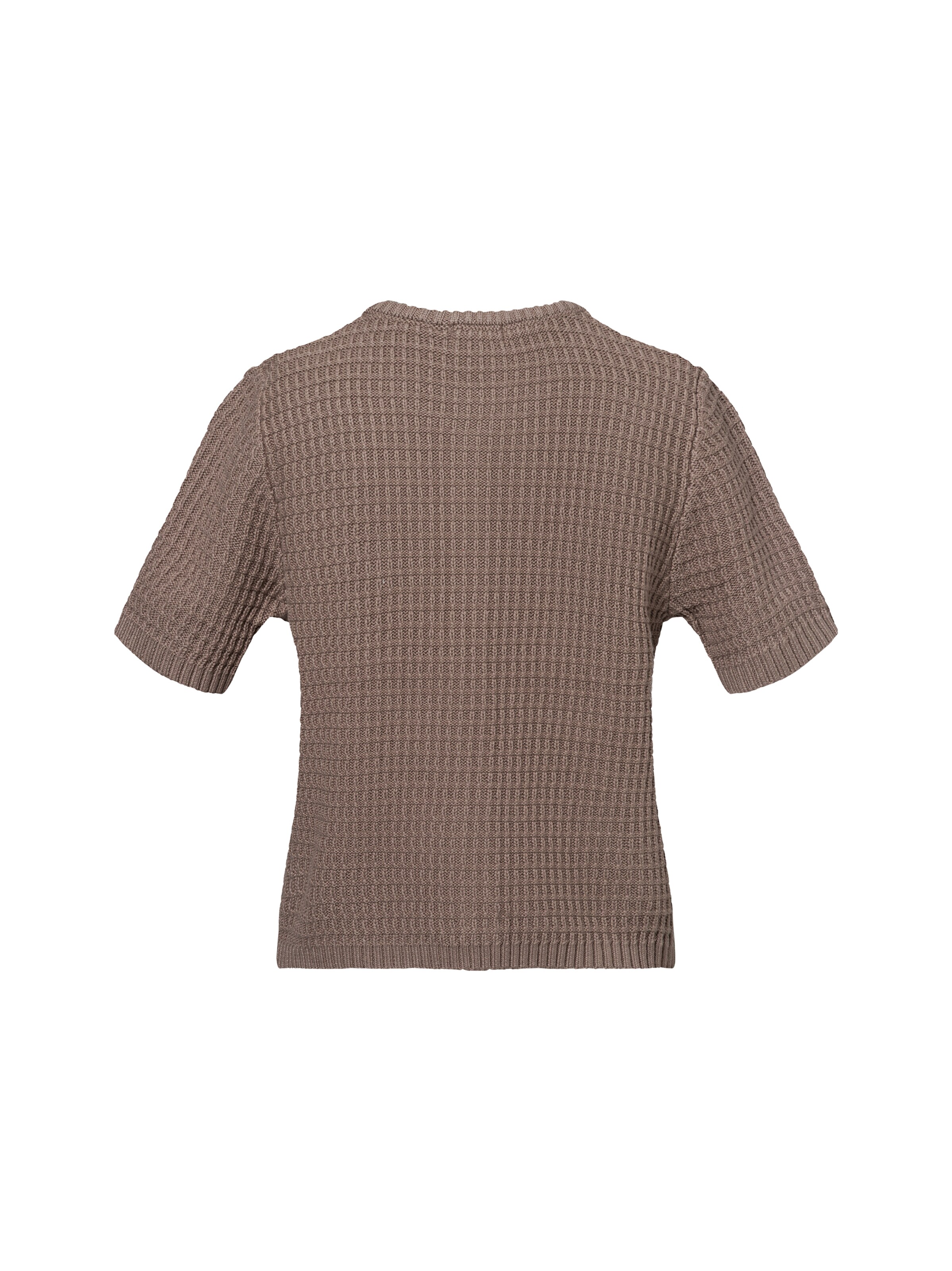 Marie Lund Gebreid vest in Grijs