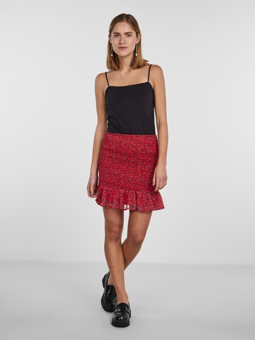 PIECES Skirt 'Mynte' in Red