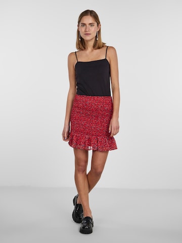 PIECES Skirt 'Mynte' in Red