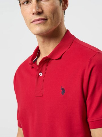 U.S. POLO ASSN. Regular fit Overhemd 'Alfred' in Rood