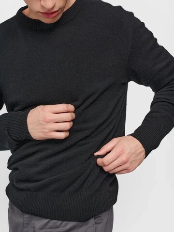 SANVT Pullover 'The Merino Sweater'‌‌‌‌‌‌‌‌‌ in Schwarz