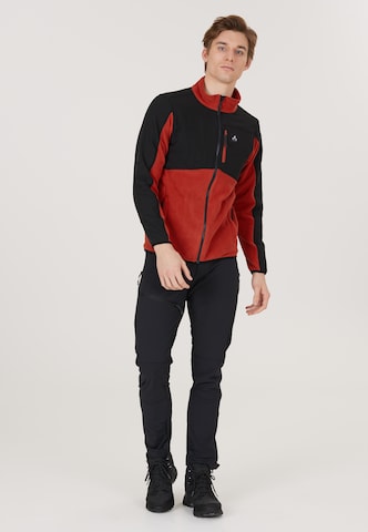 Whistler Athletic Fleece Jacket 'Evo' in Red