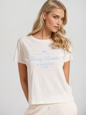 Funky Buddha - Camisa em branco: frente
